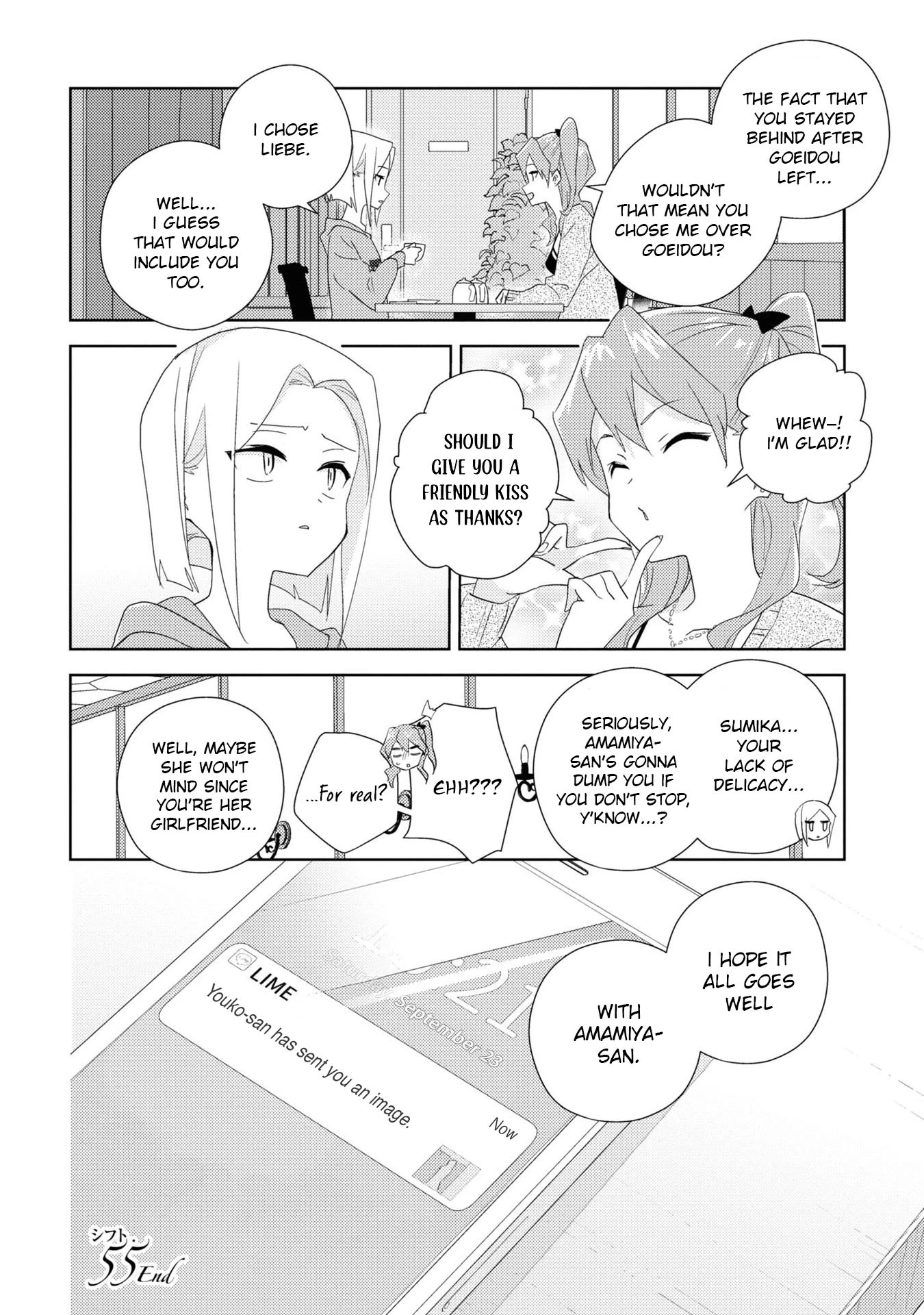 Watashi no Yuri wa Oshigoto desu! Chapter 55 page 36 - Chapter 55: Moving On Means Moving Forward