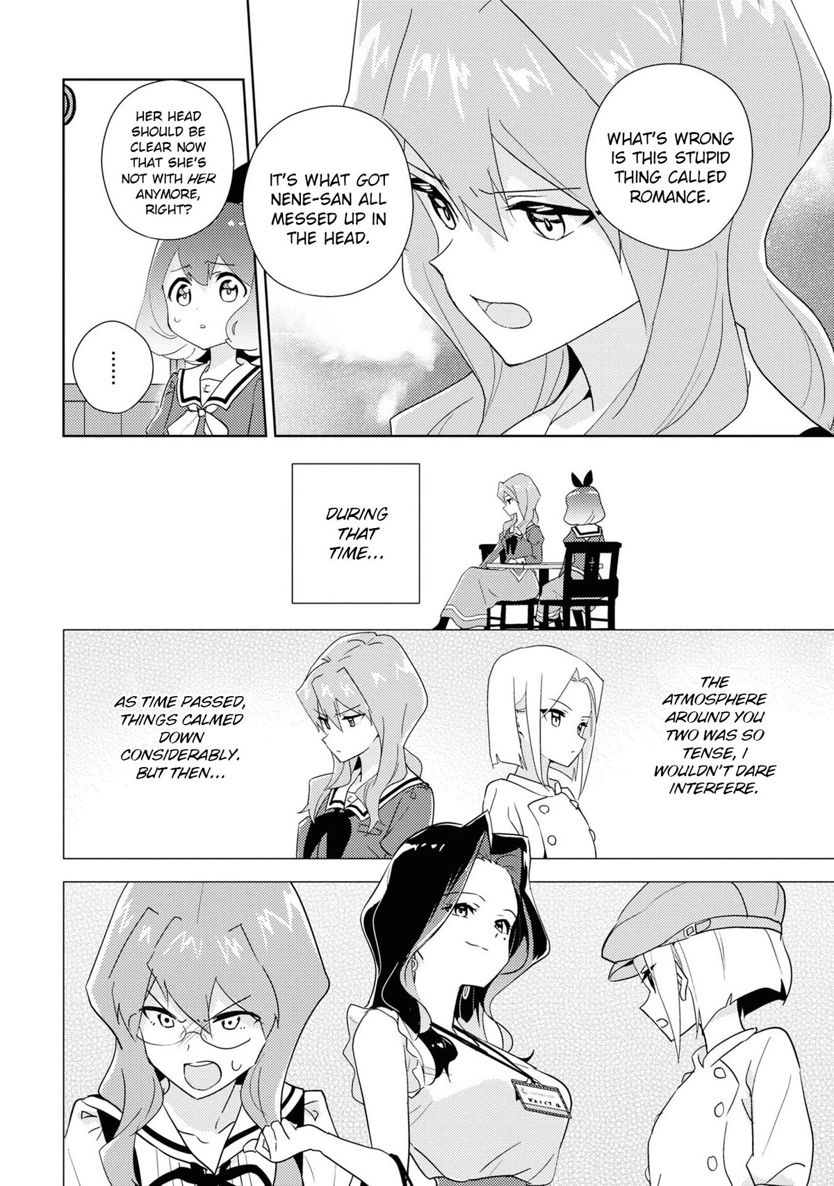 Watashi no Yuri wa Oshigoto desu! Chapter 56.5 page 3 - Chapter 56.5: Looking After the Cafe is a Job For You Two!