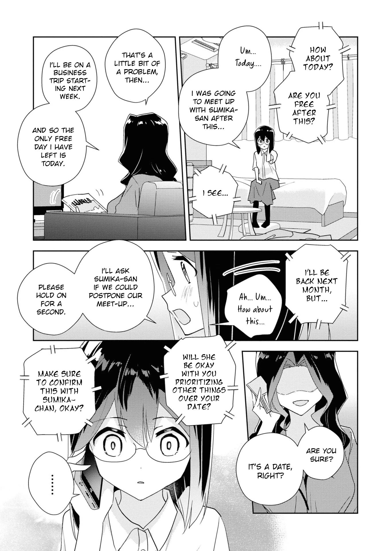 Watashi no Yuri wa Oshigoto desu! Chapter 56 page 15 - Chapter 56: For Onee-sama's Sake