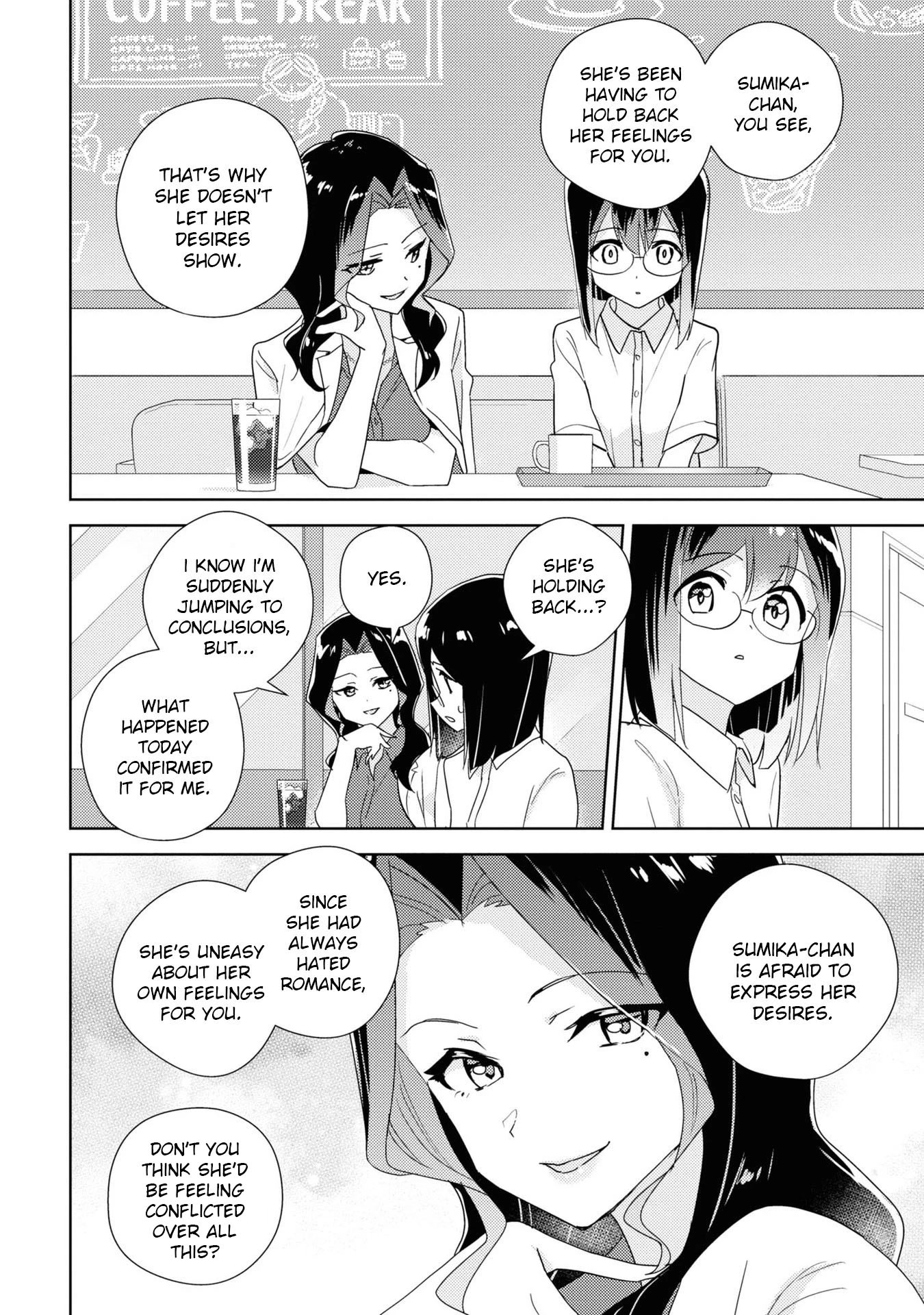 Watashi no Yuri wa Oshigoto desu! Chapter 56 page 18 - Chapter 56: For Onee-sama's Sake