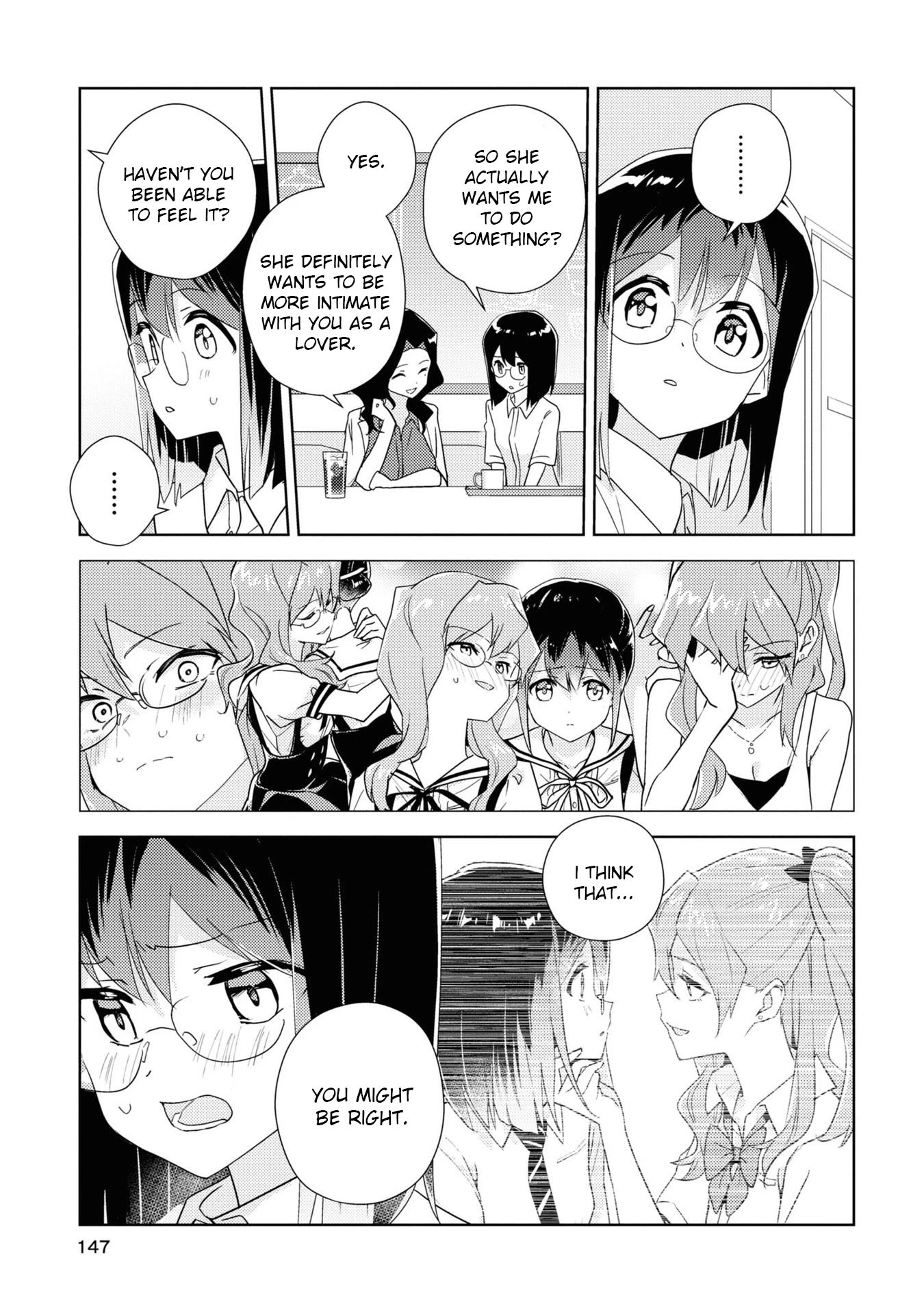 Watashi no Yuri wa Oshigoto desu! Chapter 56 page 19 - Chapter 56: For Onee-sama's Sake