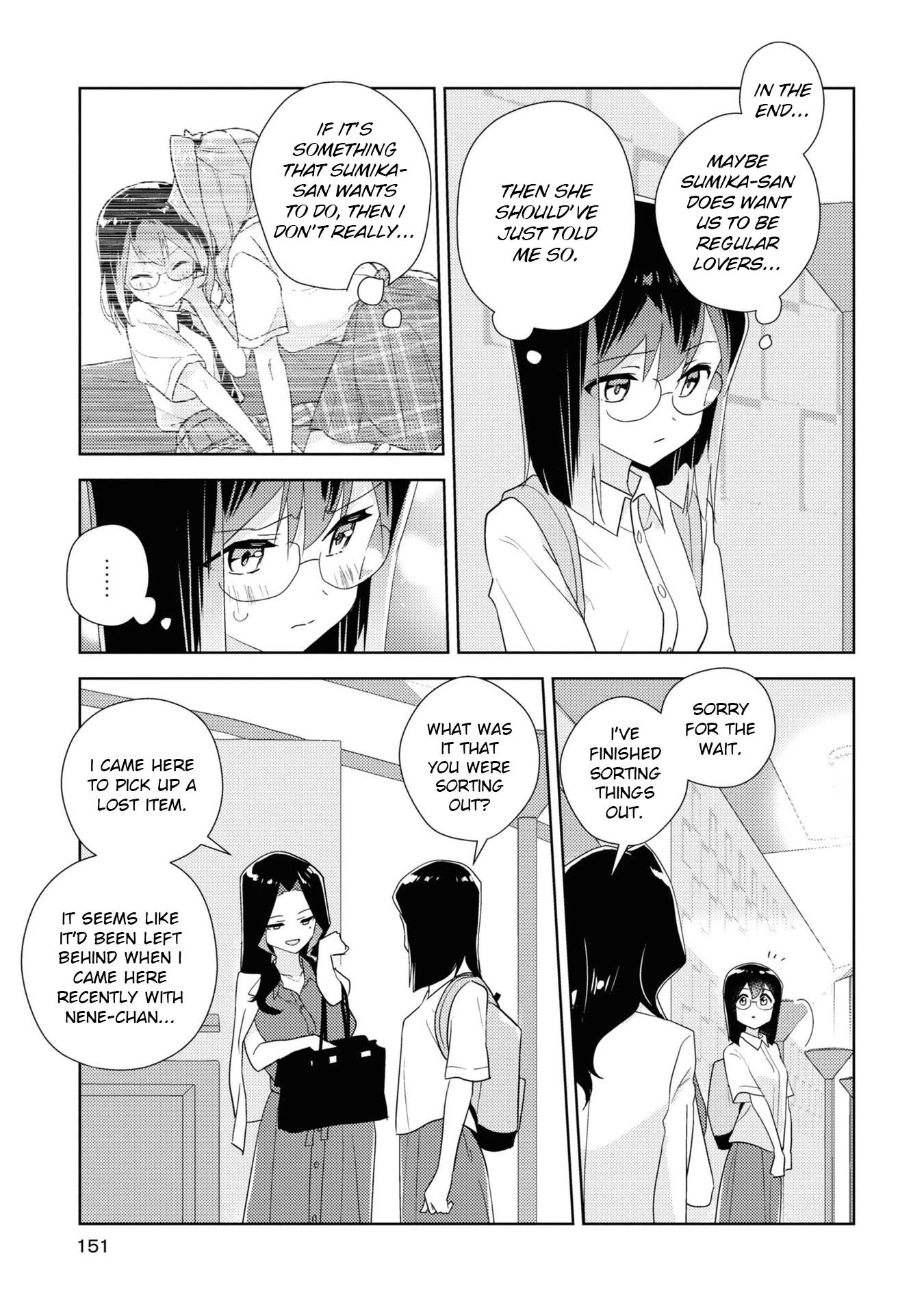 Watashi no Yuri wa Oshigoto desu! Chapter 56 page 23 - Chapter 56: For Onee-sama's Sake