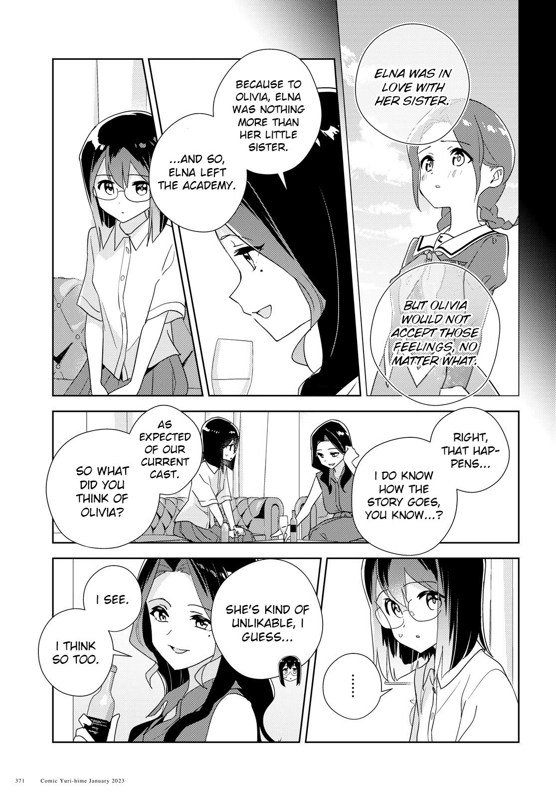 Watashi no Yuri wa Oshigoto desu! Chapter 57 page 13 - Chapter 57: Being Honest in Love