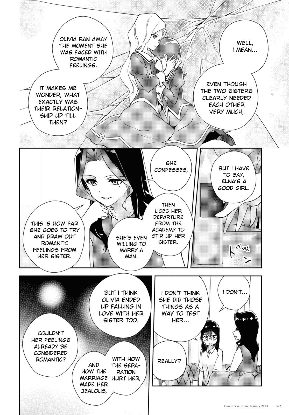 Watashi no Yuri wa Oshigoto desu! Chapter 57 page 14 - Chapter 57: Being Honest in Love