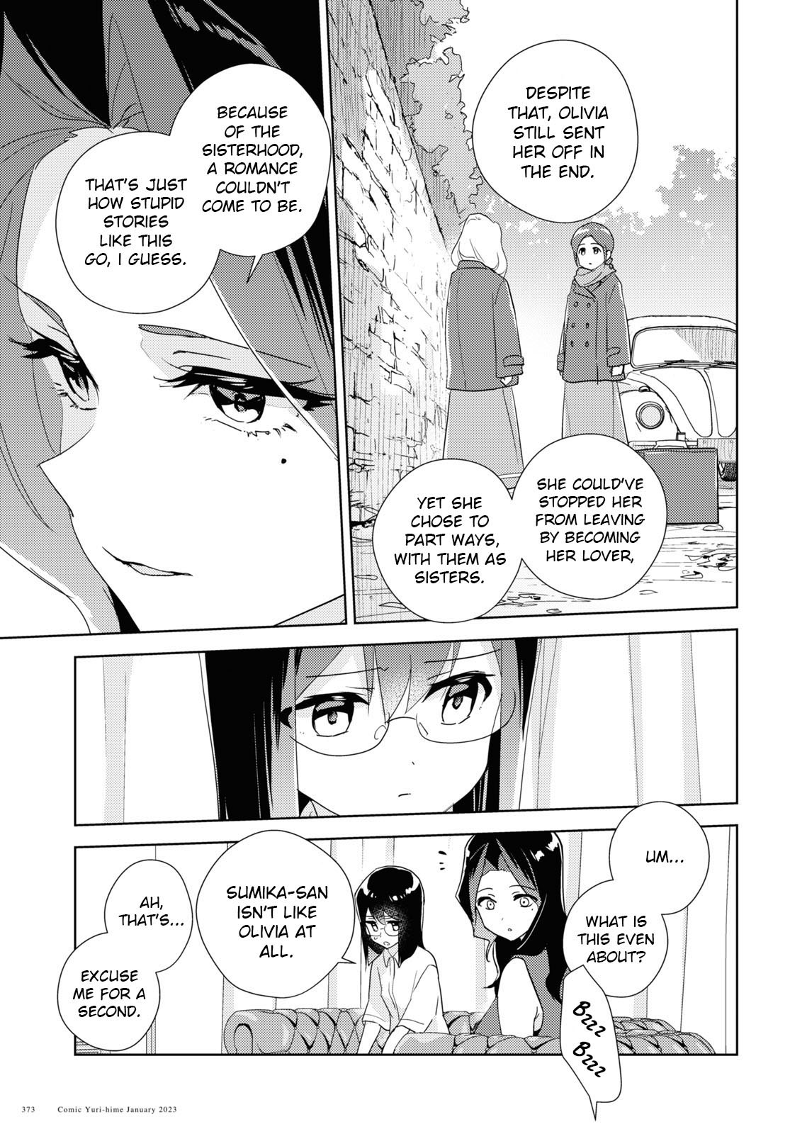 Watashi no Yuri wa Oshigoto desu! Chapter 57 page 15 - Chapter 57: Being Honest in Love