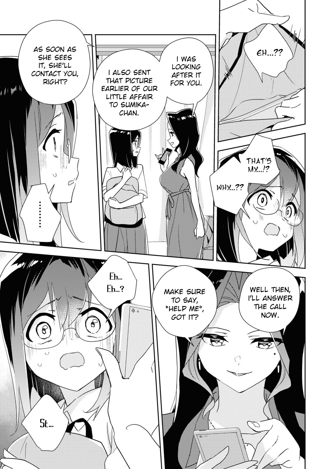 Watashi no Yuri wa Oshigoto desu! Chapter 57 page 25 - Chapter 57: Being Honest in Love