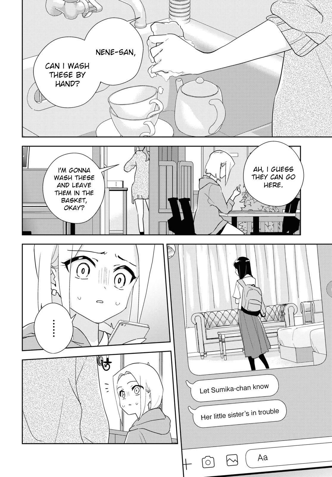 Watashi no Yuri wa Oshigoto desu! Chapter 58 page 2 - Chapter 58: What I Want to Protect