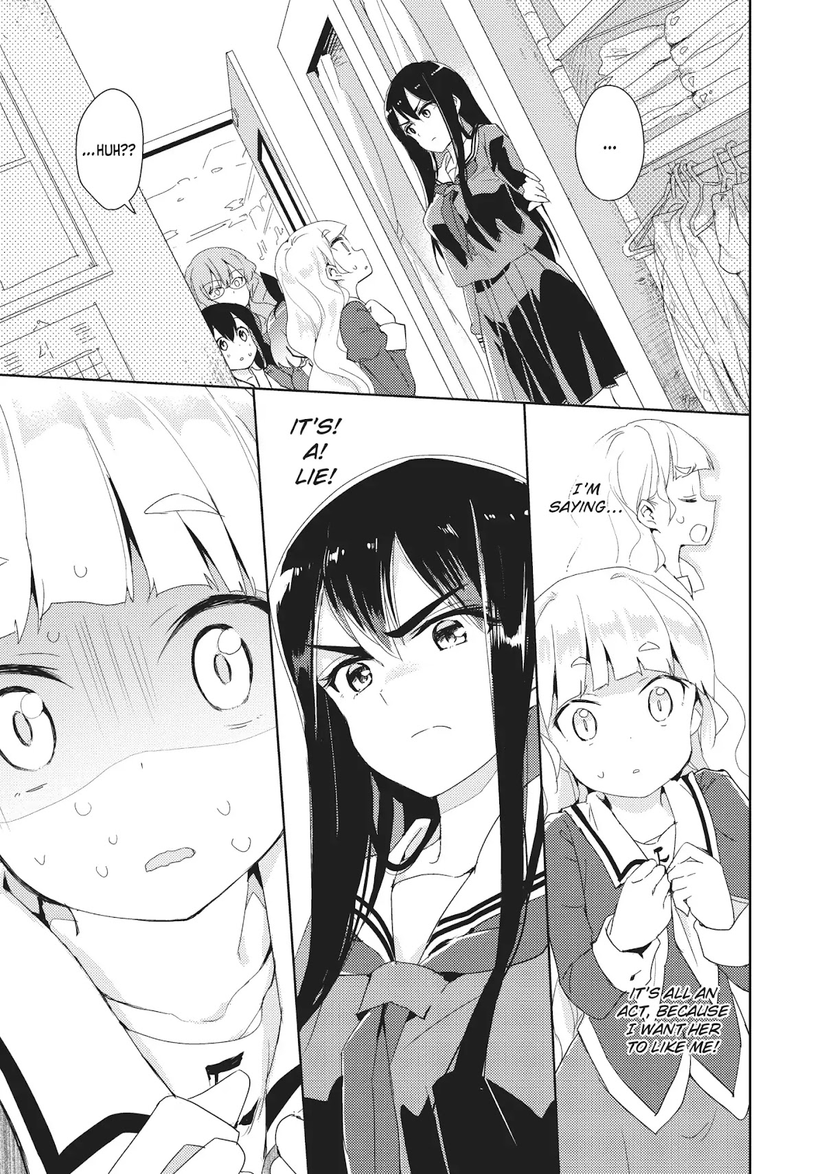 Watashi no Yuri wa Oshigoto desu! Chapter 6 page 1 - Chapter 6: Vol.1 Shift 6: What Am I to Believe?