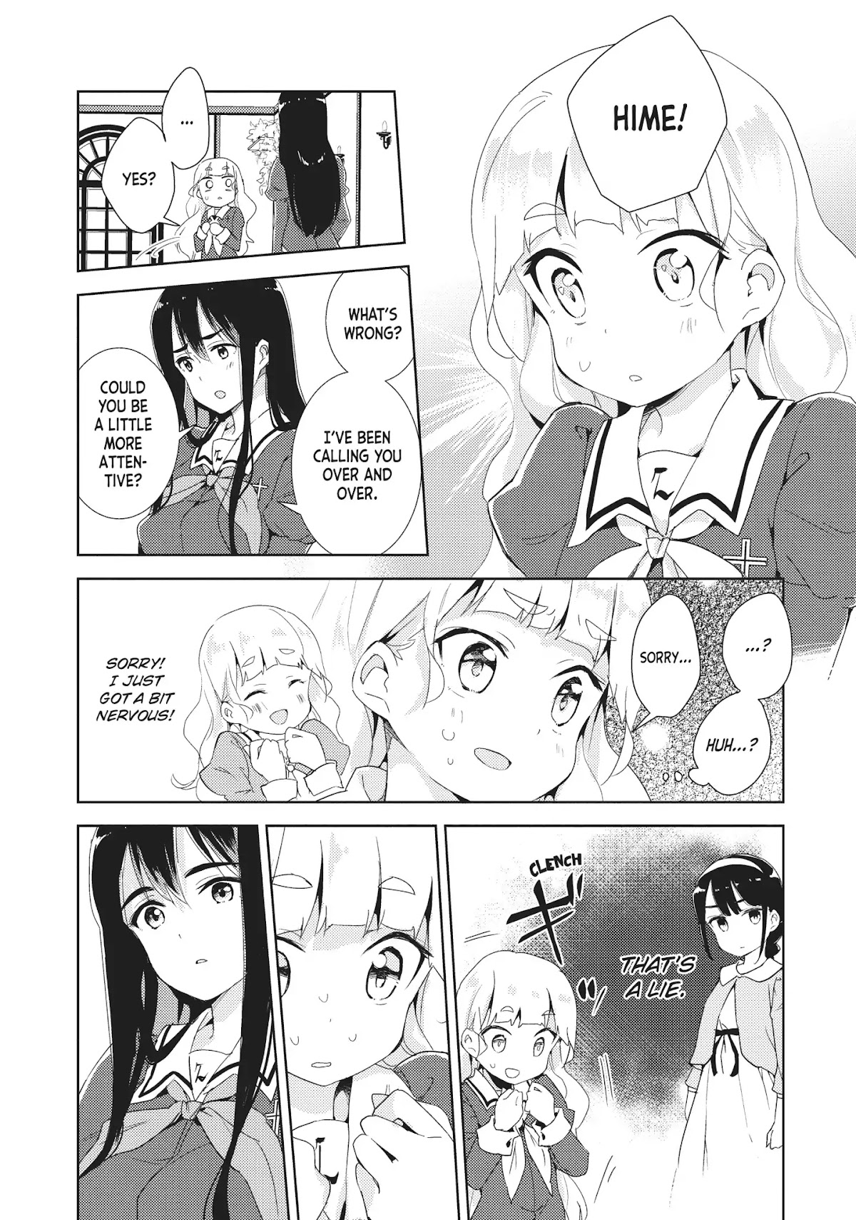 Watashi no Yuri wa Oshigoto desu! Chapter 6 page 12 - Chapter 6: Vol.1 Shift 6: What Am I to Believe?