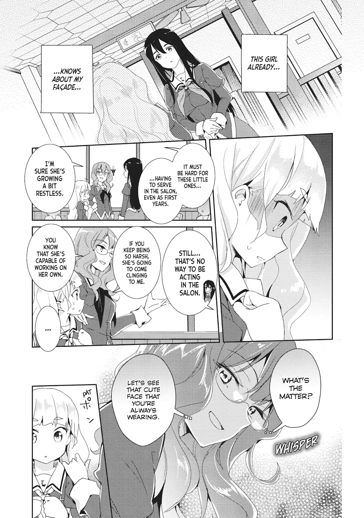 Watashi no Yuri wa Oshigoto desu! Chapter 6 page 13 - Chapter 6: Vol.1 Shift 6: What Am I to Believe?