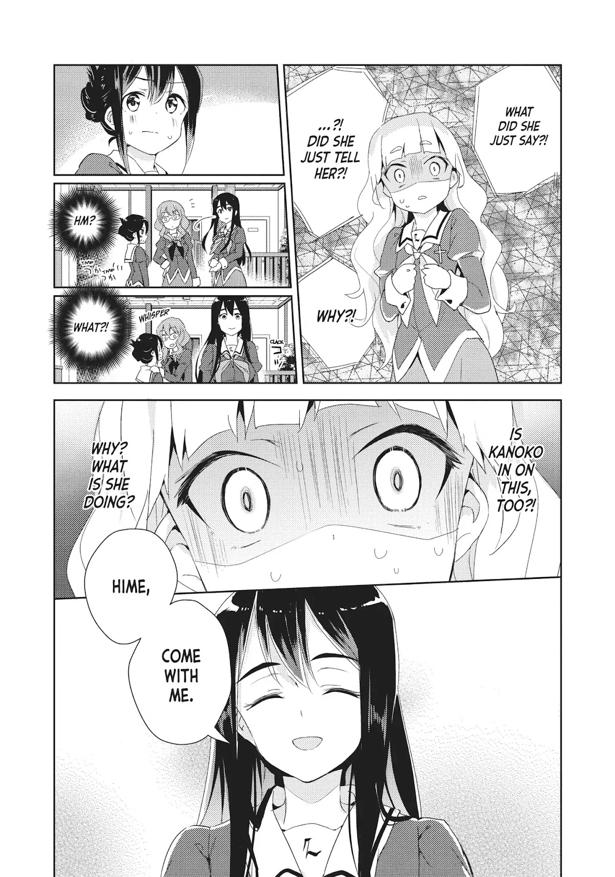 Watashi no Yuri wa Oshigoto desu! Chapter 6 page 15 - Chapter 6: Vol.1 Shift 6: What Am I to Believe?
