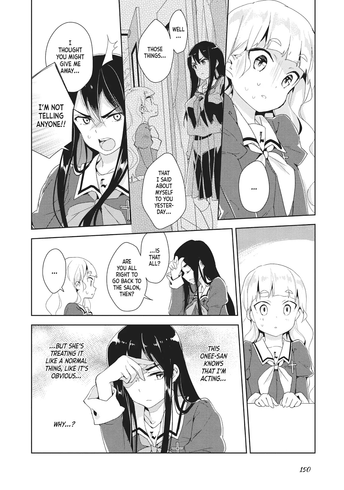 Watashi no Yuri wa Oshigoto desu! Chapter 6 page 18 - Chapter 6: Vol.1 Shift 6: What Am I to Believe?