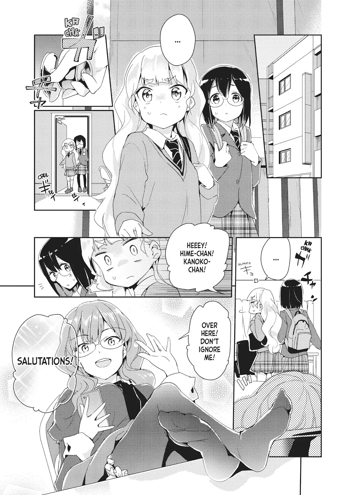 Watashi no Yuri wa Oshigoto desu! Chapter 6 page 3 - Chapter 6: Vol.1 Shift 6: What Am I to Believe?