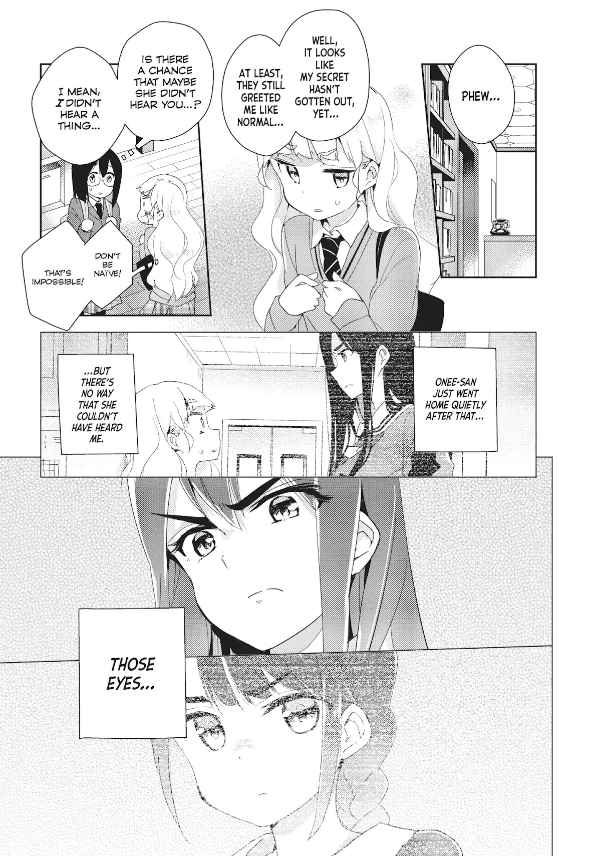 Watashi no Yuri wa Oshigoto desu! Chapter 6 page 5 - Chapter 6: Vol.1 Shift 6: What Am I to Believe?