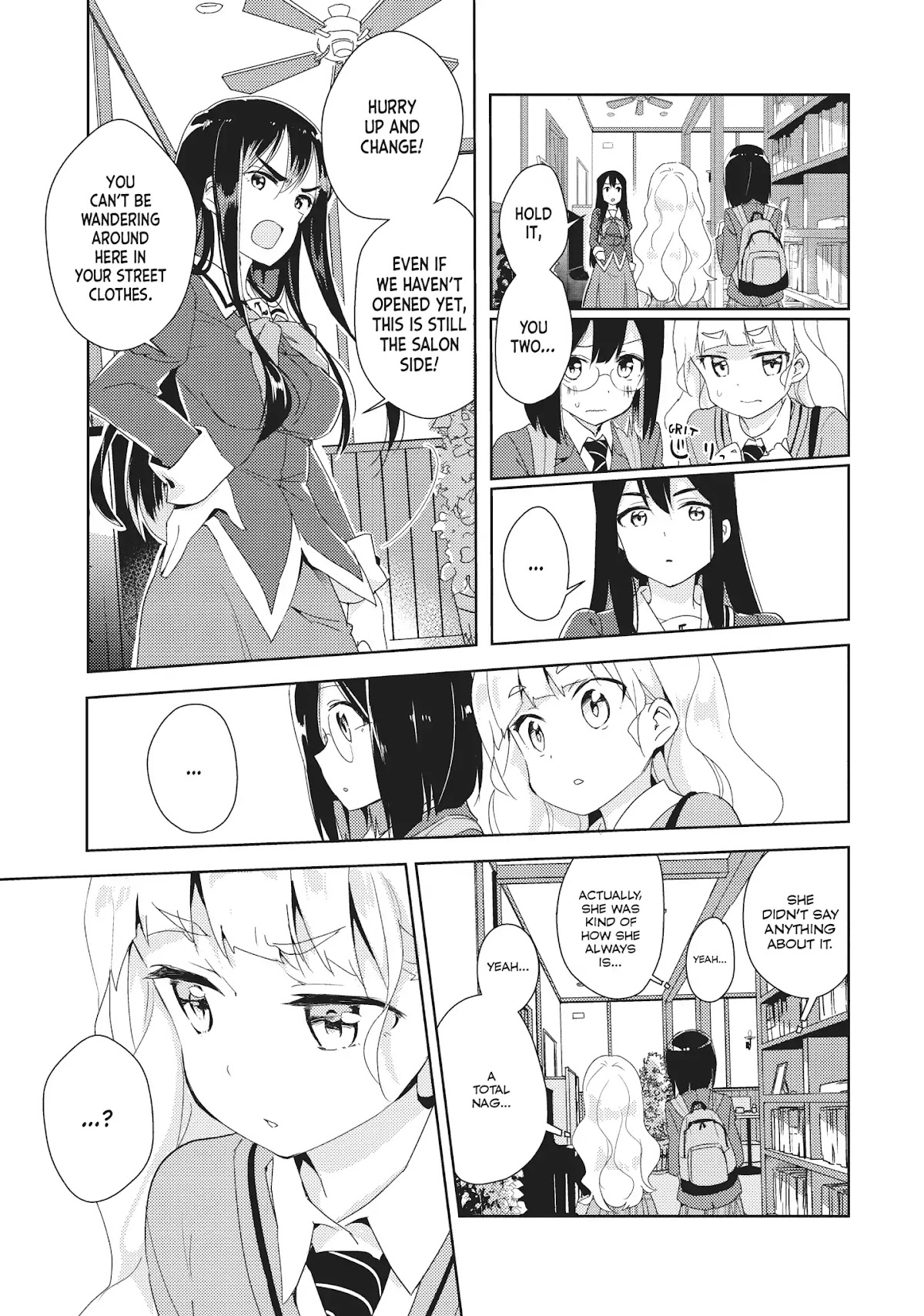 Watashi no Yuri wa Oshigoto desu! Chapter 6 page 7 - Chapter 6: Vol.1 Shift 6: What Am I to Believe?