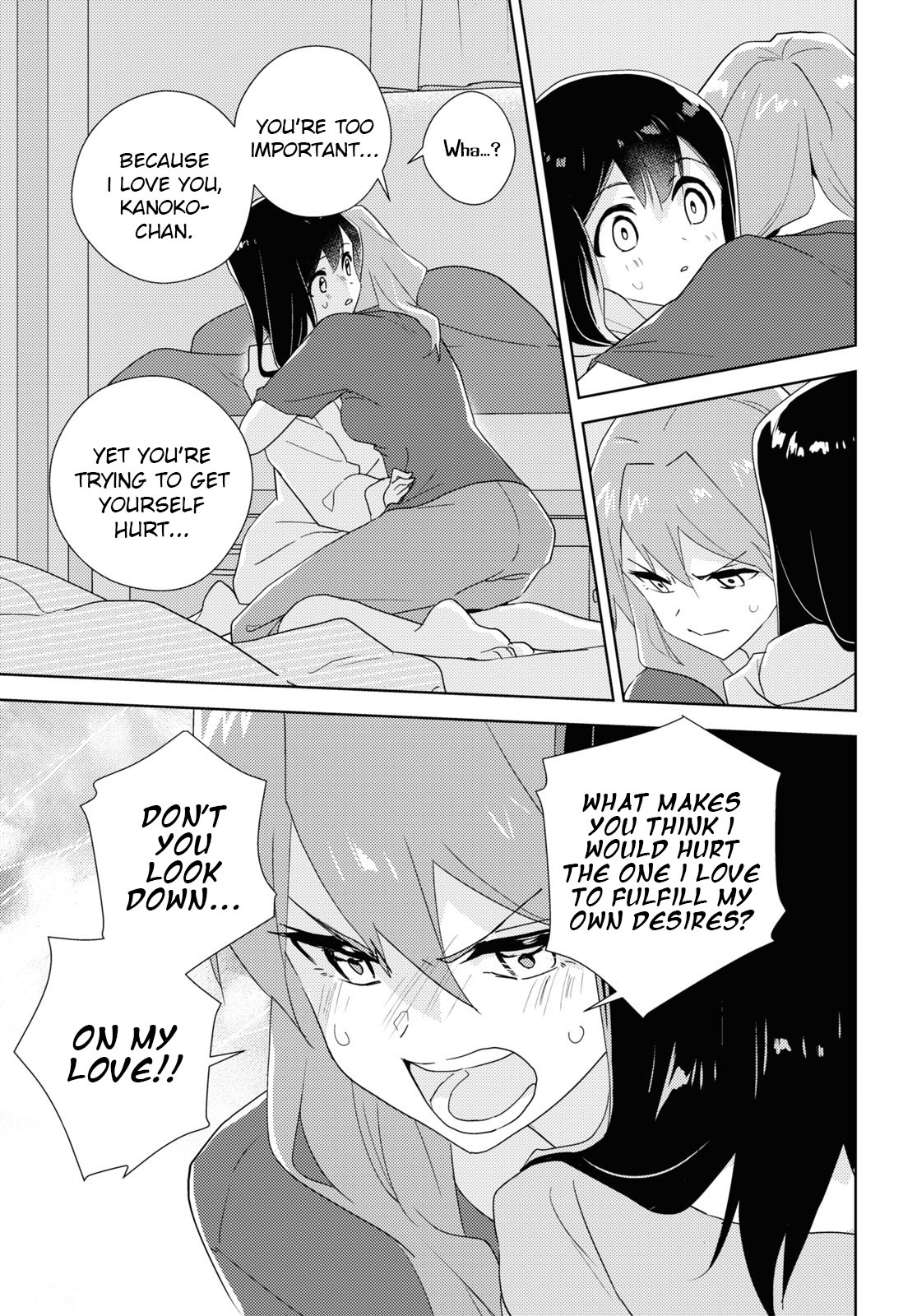 Watashi no Yuri wa Oshigoto desu! Chapter 60 page 30 - Chapter 60: The Lovers' Night