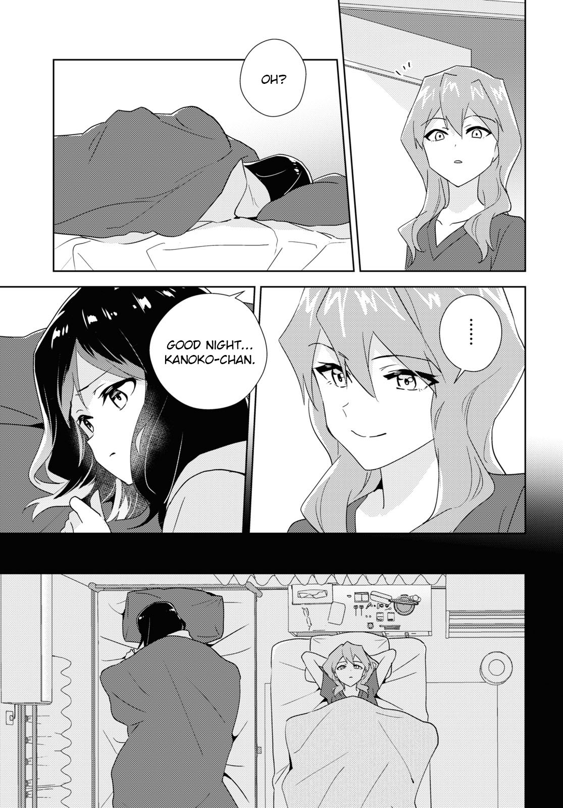 Watashi no Yuri wa Oshigoto desu! Chapter 60 page 9 - Chapter 60: The Lovers' Night