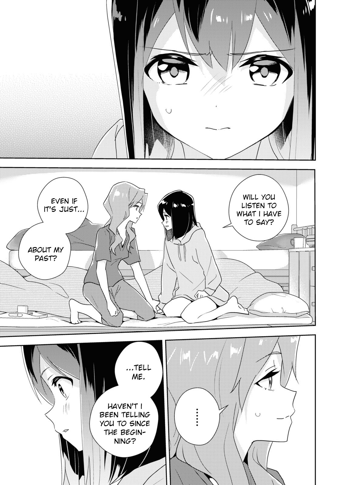 Watashi no Yuri wa Oshigoto desu! Chapter 61 page 17 - Chapter 61: Our Night