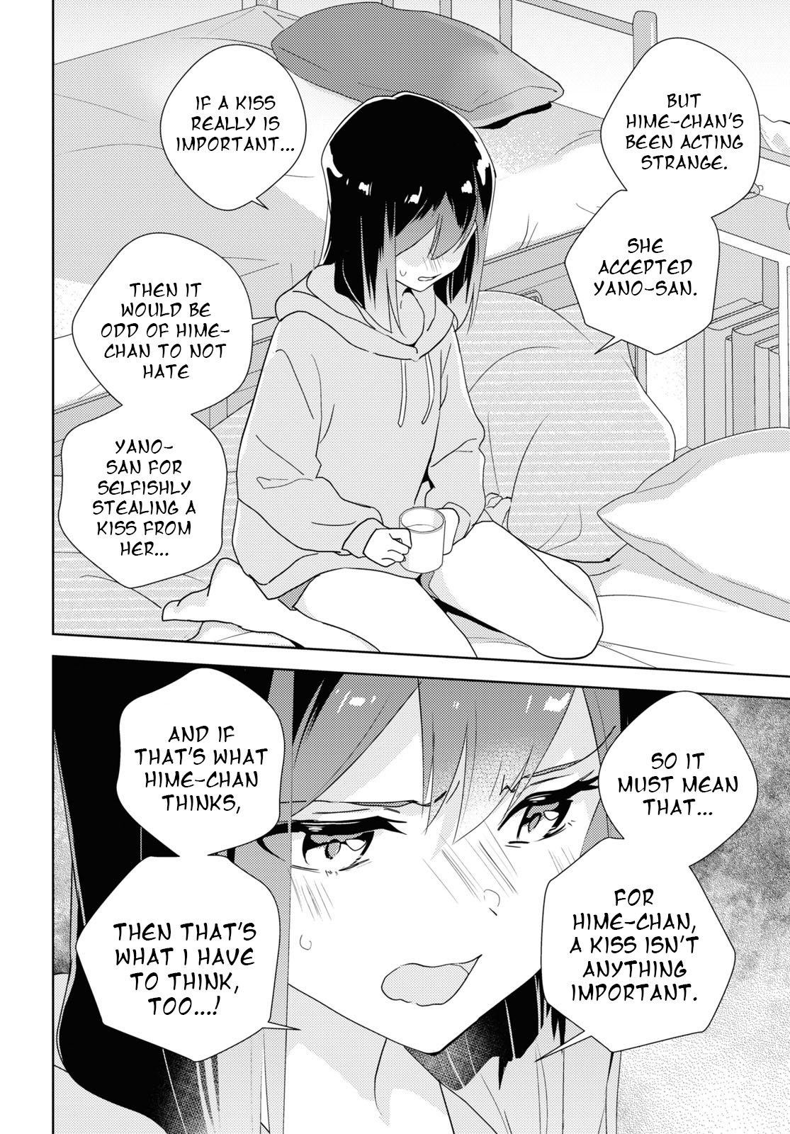 Watashi no Yuri wa Oshigoto desu! Chapter 61 page 8 - Chapter 61: Our Night
