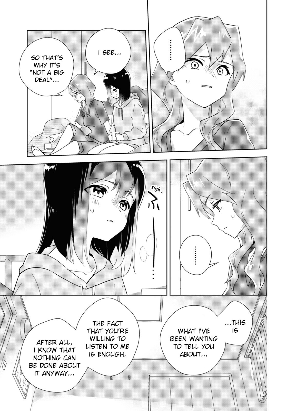 Watashi no Yuri wa Oshigoto desu! Chapter 61 page 9 - Chapter 61: Our Night