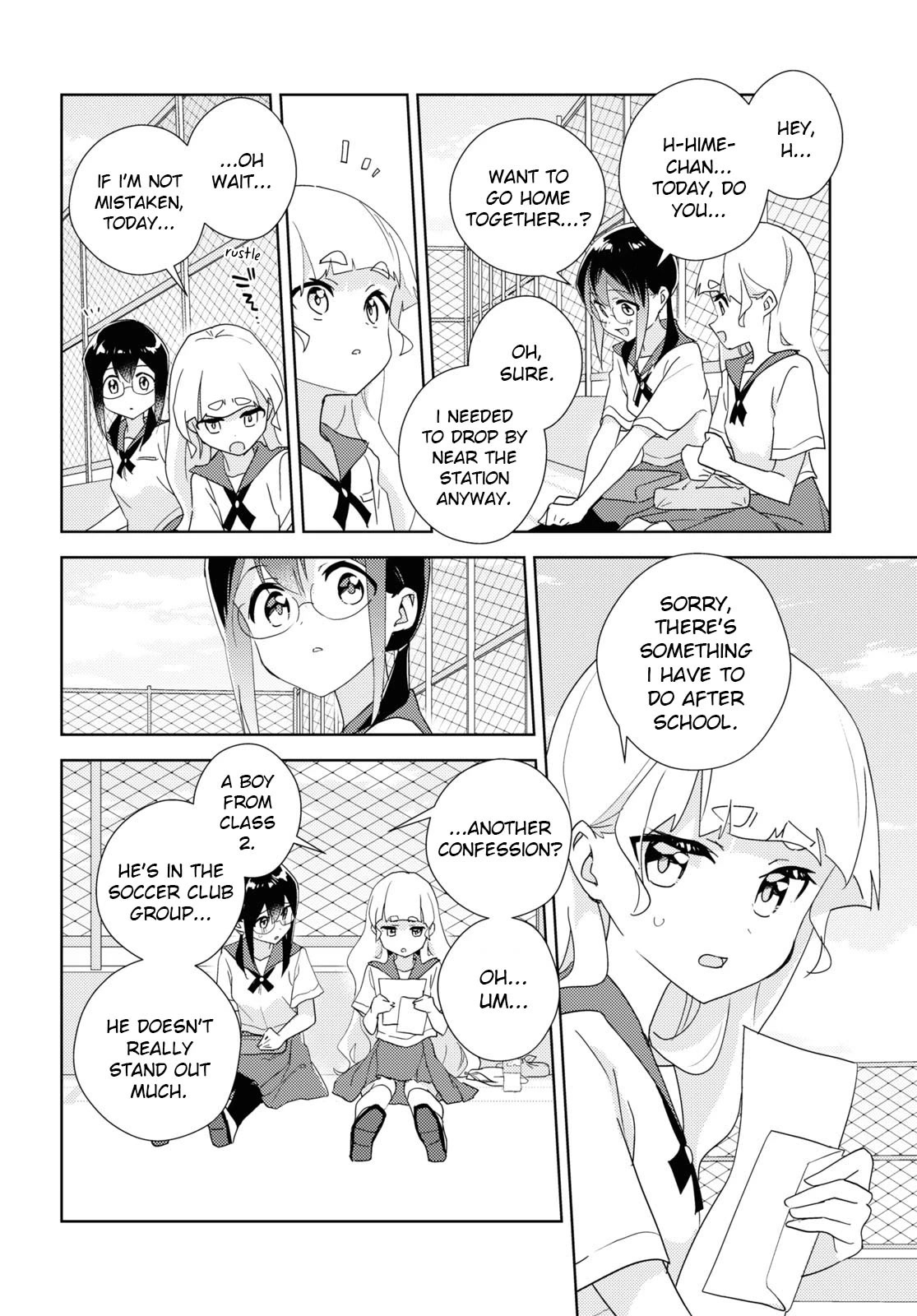 Watashi no Yuri wa Oshigoto desu! Chapter 62 page 10 - Chapter 62: Into The Brightness