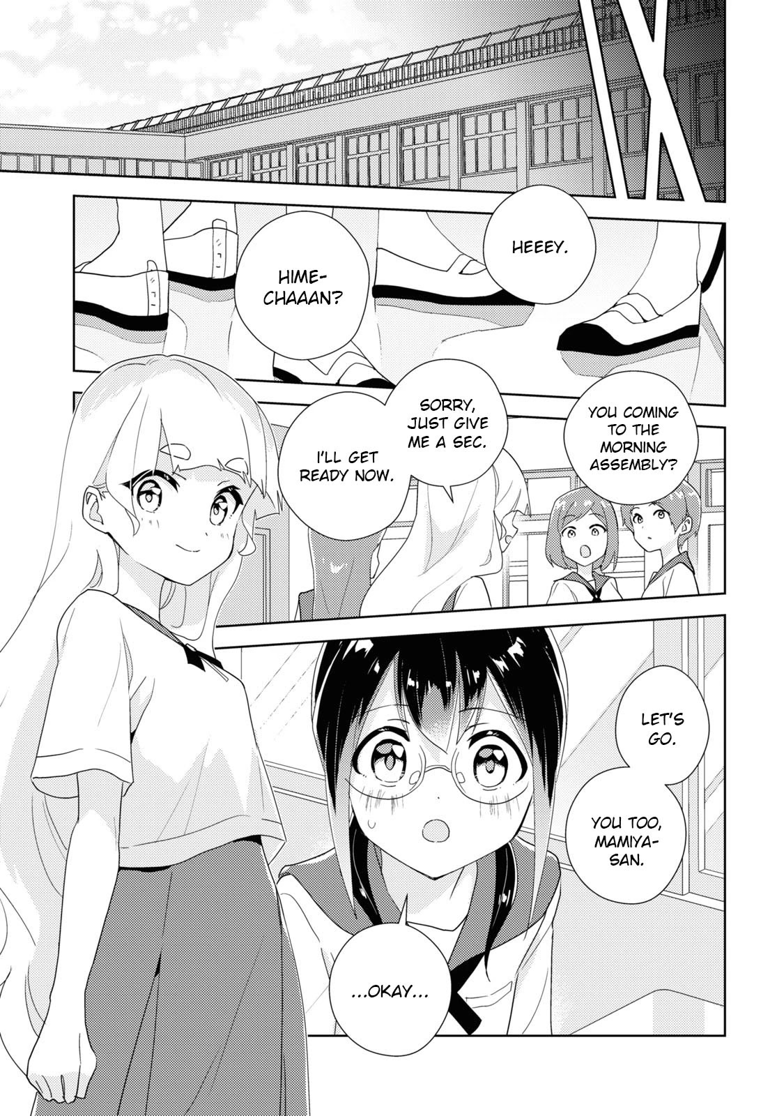 Watashi no Yuri wa Oshigoto desu! Chapter 62 page 5 - Chapter 62: Into The Brightness