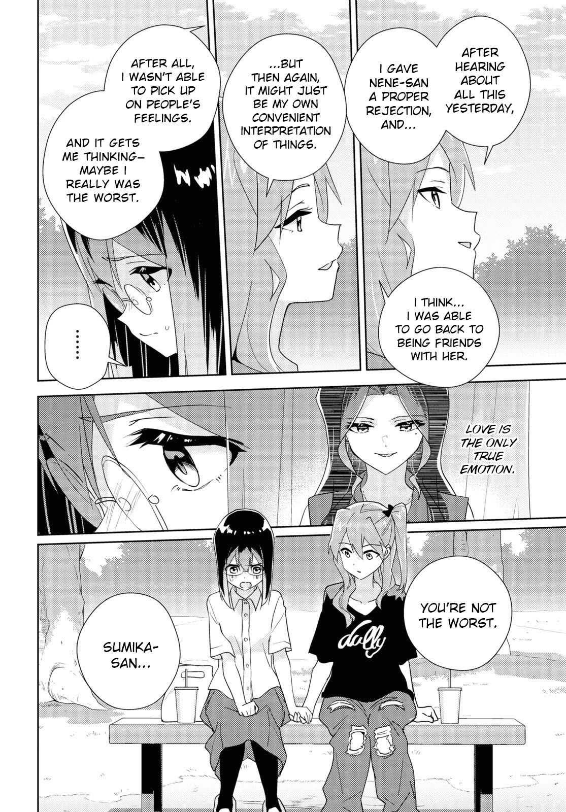 Watashi no Yuri wa Oshigoto desu! Chapter 63 page 20 - Chapter 63: Shall We Head Outside Together?