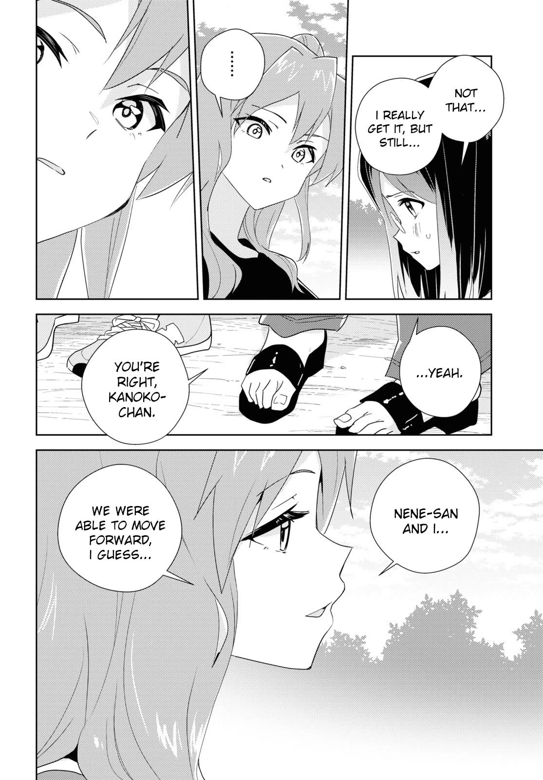 Watashi no Yuri wa Oshigoto desu! Chapter 63 page 22 - Chapter 63: Shall We Head Outside Together?