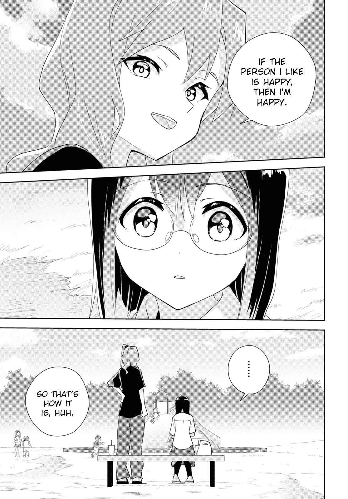 Watashi no Yuri wa Oshigoto desu! Chapter 63 page 25 - Chapter 63: Shall We Head Outside Together?