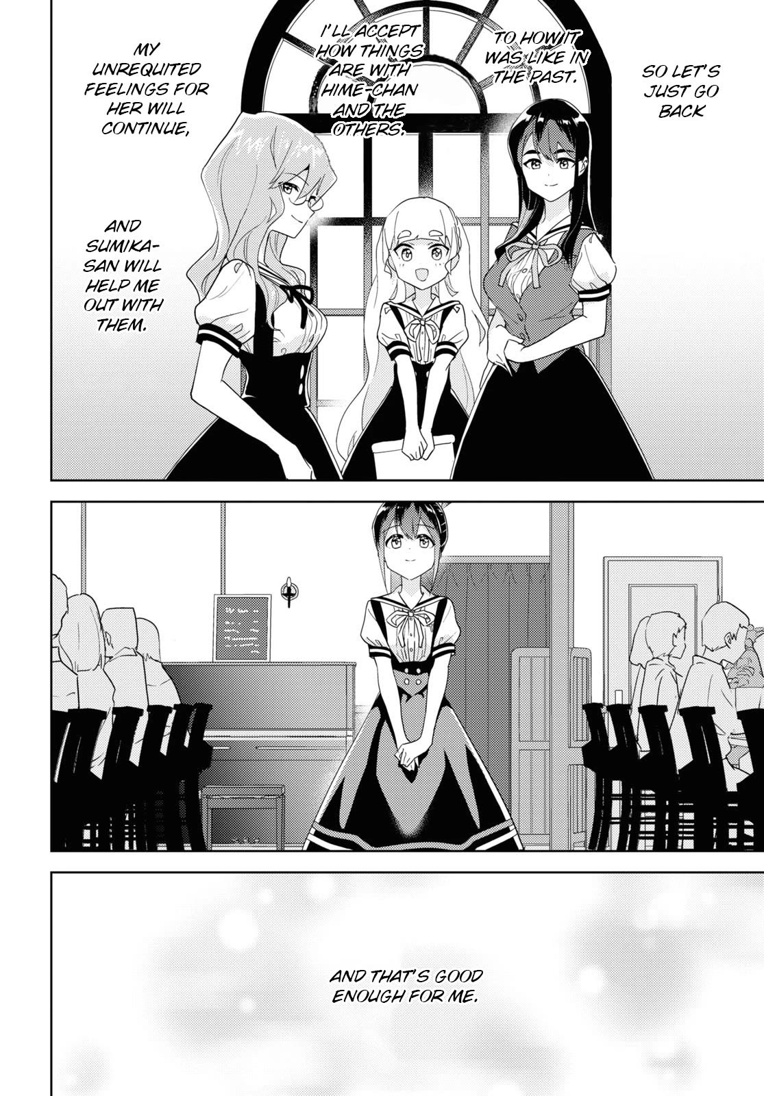 Watashi no Yuri wa Oshigoto desu! Chapter 64 page 14 - Chapter 64: Struggling Forward