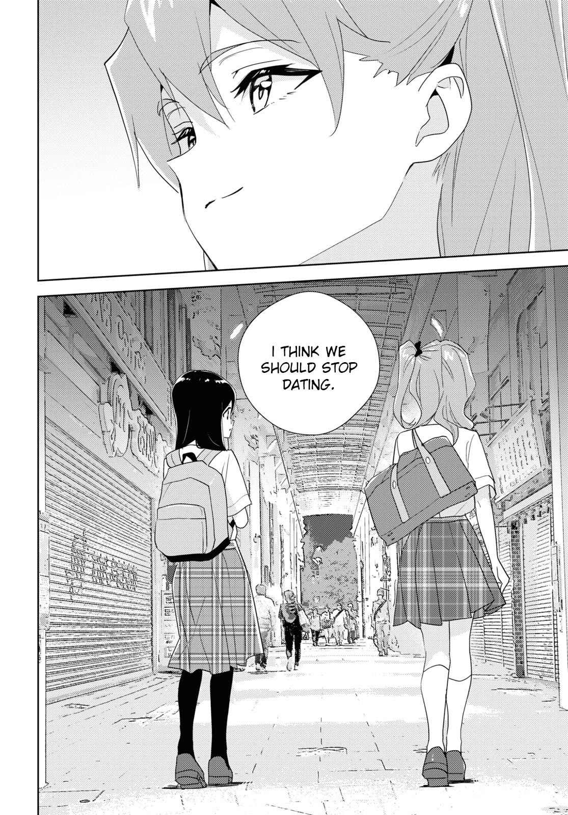 Watashi no Yuri wa Oshigoto desu! Chapter 64 page 18 - Chapter 64: Struggling Forward