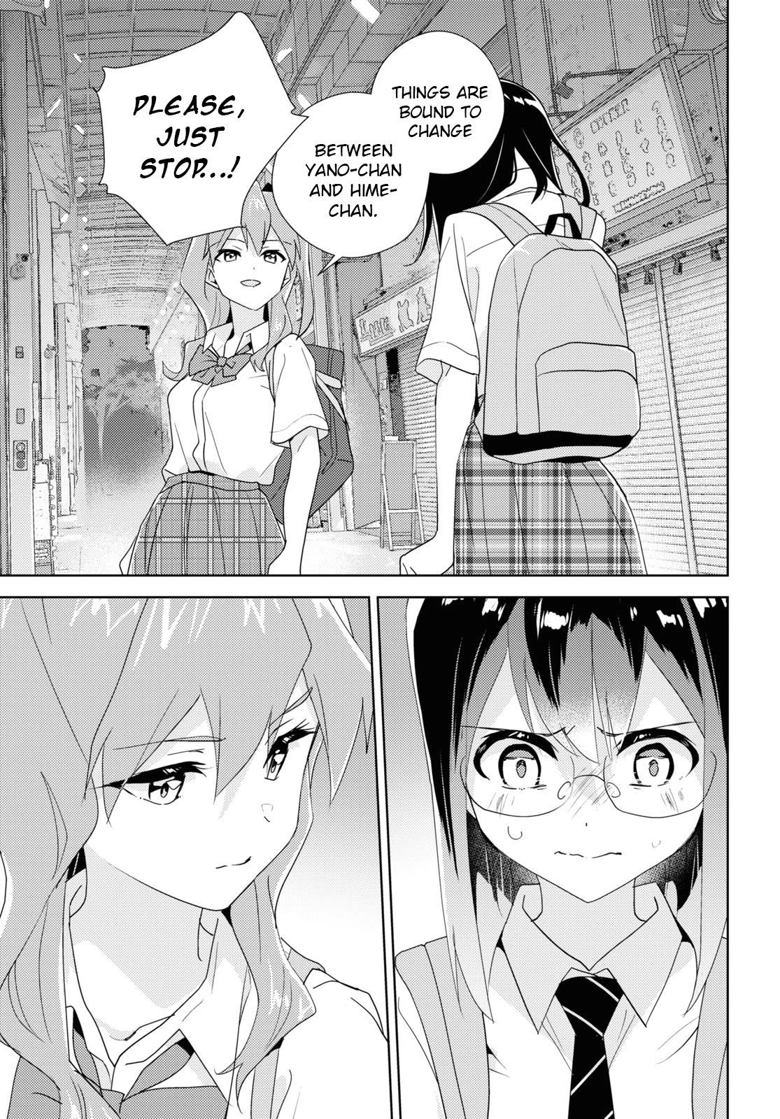Watashi no Yuri wa Oshigoto desu! Chapter 64 page 21 - Chapter 64: Struggling Forward