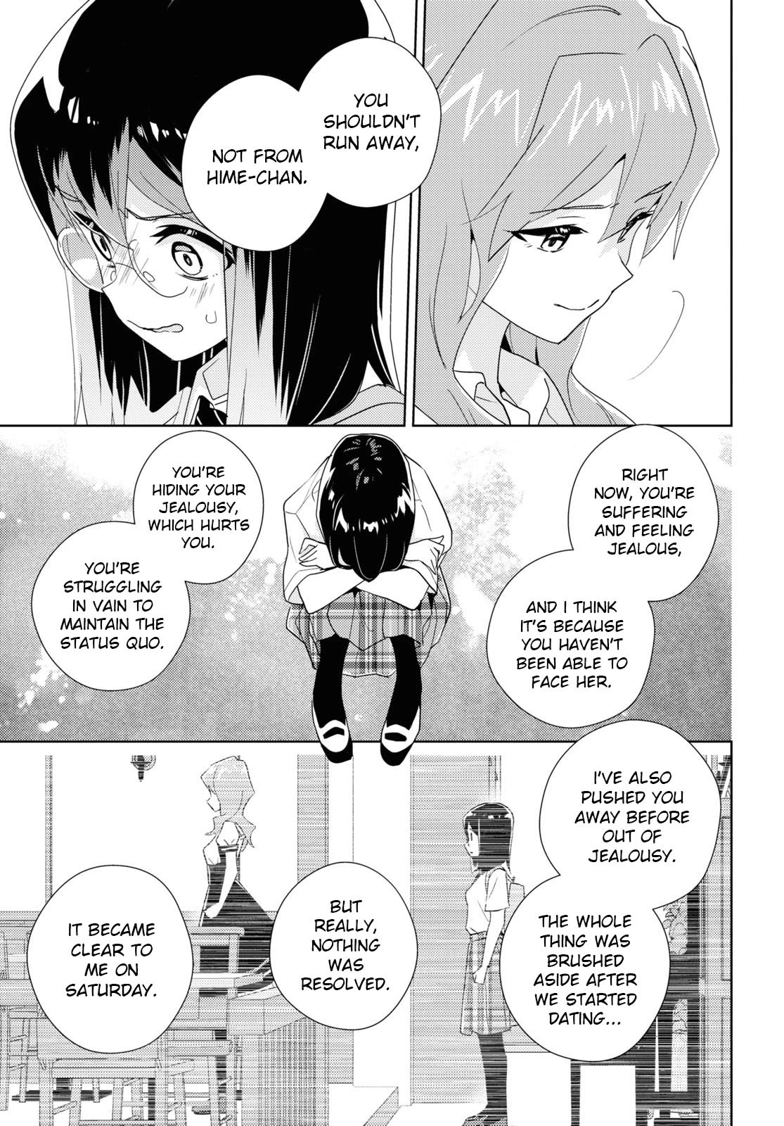 Watashi no Yuri wa Oshigoto desu! Chapter 64 page 23 - Chapter 64: Struggling Forward