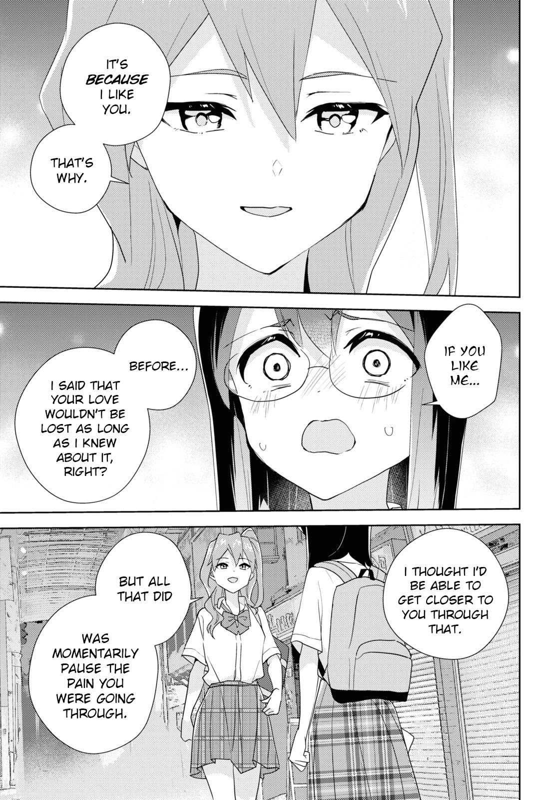 Watashi no Yuri wa Oshigoto desu! Chapter 64 page 25 - Chapter 64: Struggling Forward