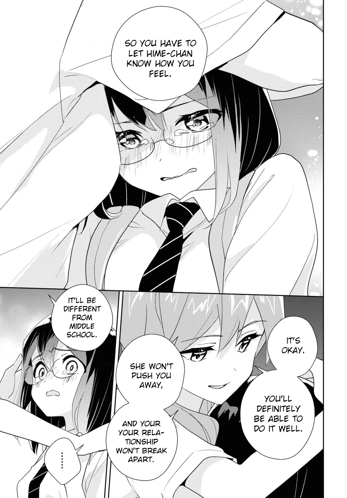 Watashi no Yuri wa Oshigoto desu! Chapter 64 page 27 - Chapter 64: Struggling Forward