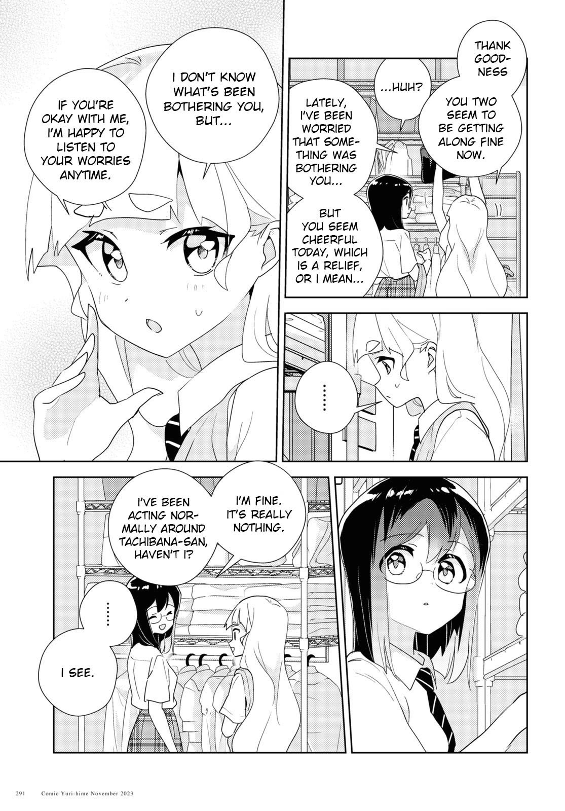 Watashi no Yuri wa Oshigoto desu! Chapter 64 page 3 - Chapter 64: Struggling Forward