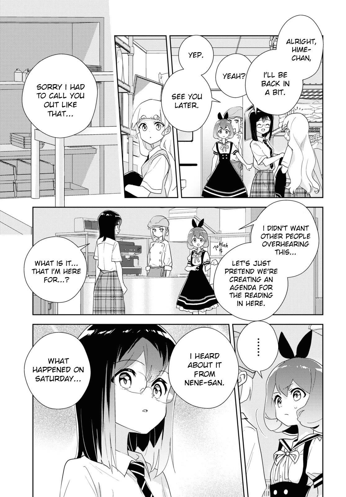 Watashi no Yuri wa Oshigoto desu! Chapter 64 page 5 - Chapter 64: Struggling Forward