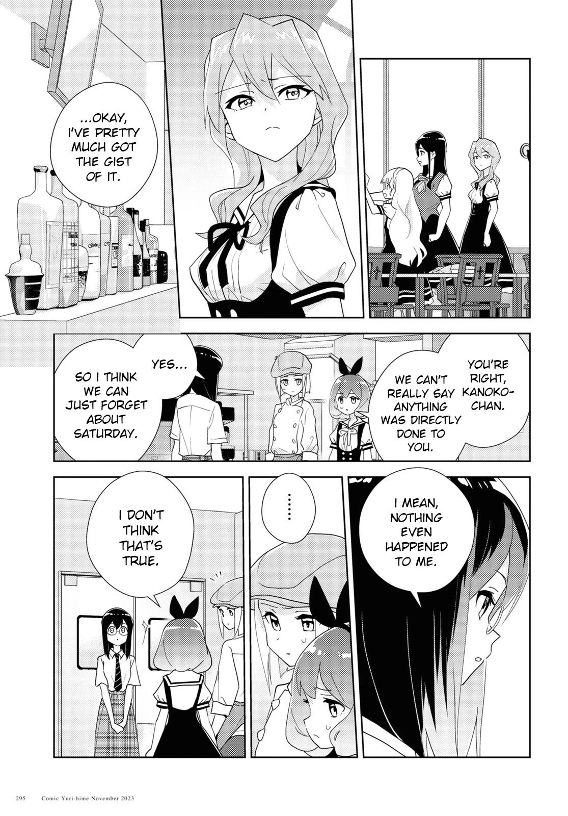 Watashi no Yuri wa Oshigoto desu! Chapter 64 page 7 - Chapter 64: Struggling Forward