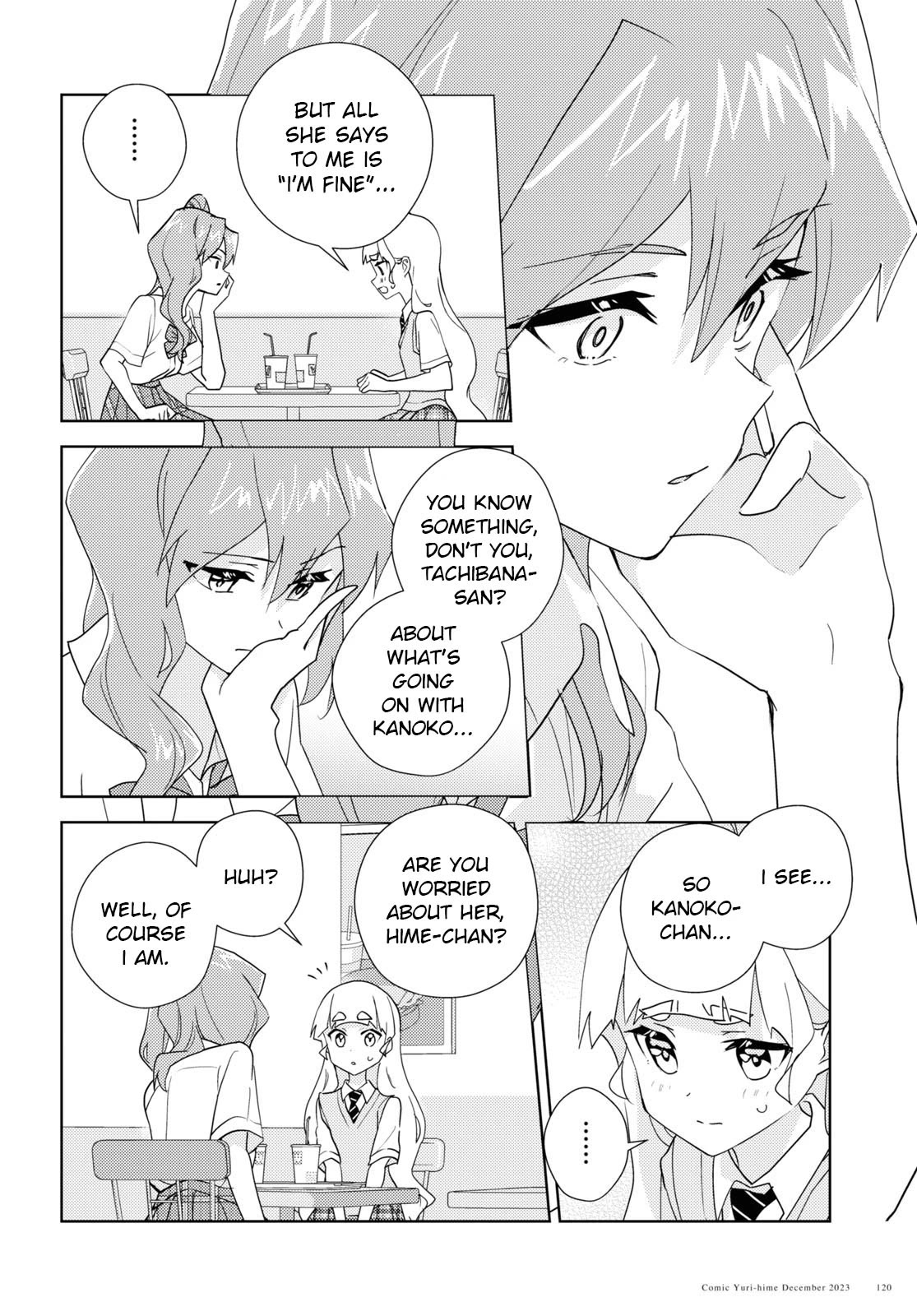 Watashi no Yuri wa Oshigoto desu! Chapter 65 page 12 - Chapter 65: Because We're Friends