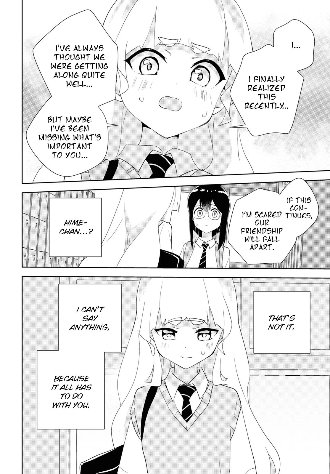 Watashi no Yuri wa Oshigoto desu! Chapter 66 page 12 - Chapter 66: A Well-Trodden Staircase