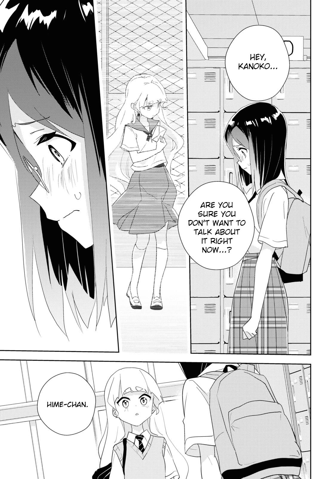 Watashi no Yuri wa Oshigoto desu! Chapter 66 page 13 - Chapter 66: A Well-Trodden Staircase