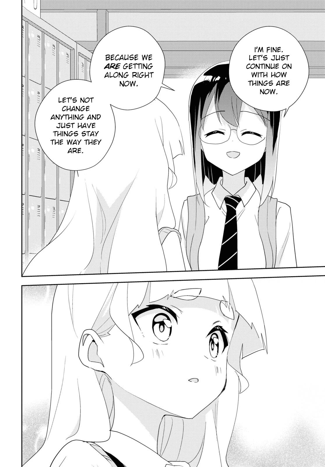 Watashi no Yuri wa Oshigoto desu! Chapter 66 page 14 - Chapter 66: A Well-Trodden Staircase