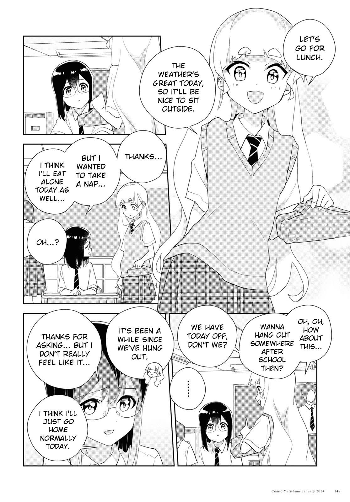 Watashi no Yuri wa Oshigoto desu! Chapter 66 page 4 - Chapter 66: A Well-Trodden Staircase