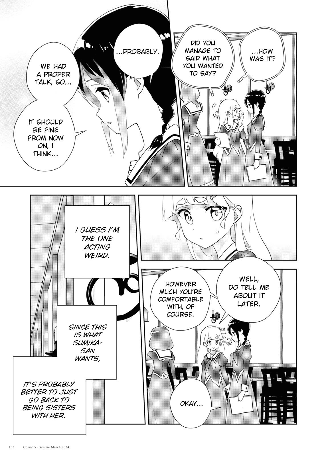 Watashi no Yuri wa Oshigoto desu! Chapter 67 page 25 - Chapter 67: Because I Am Your Older Sister