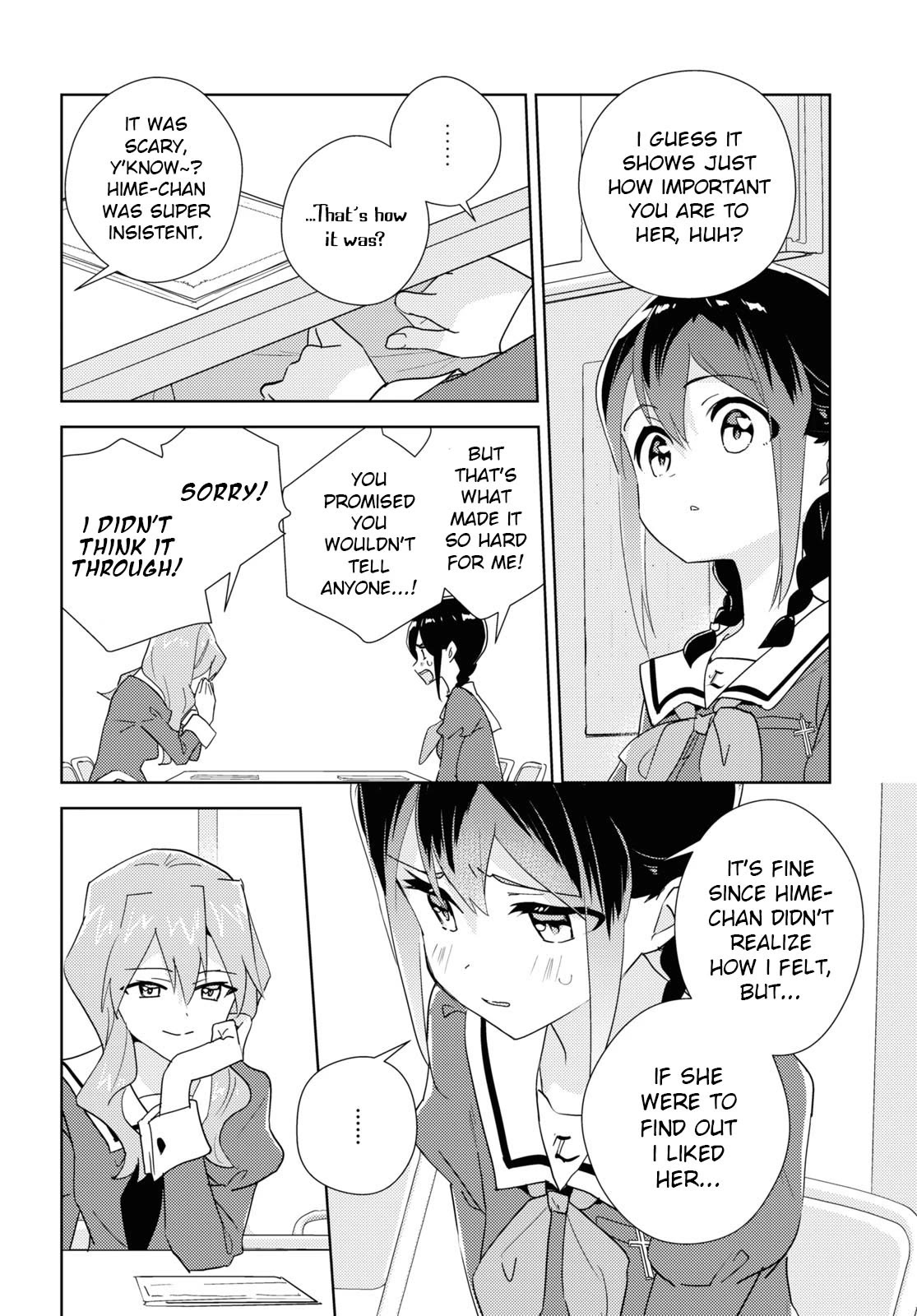Watashi no Yuri wa Oshigoto desu! Chapter 67 page 6 - Chapter 67: Because I Am Your Older Sister