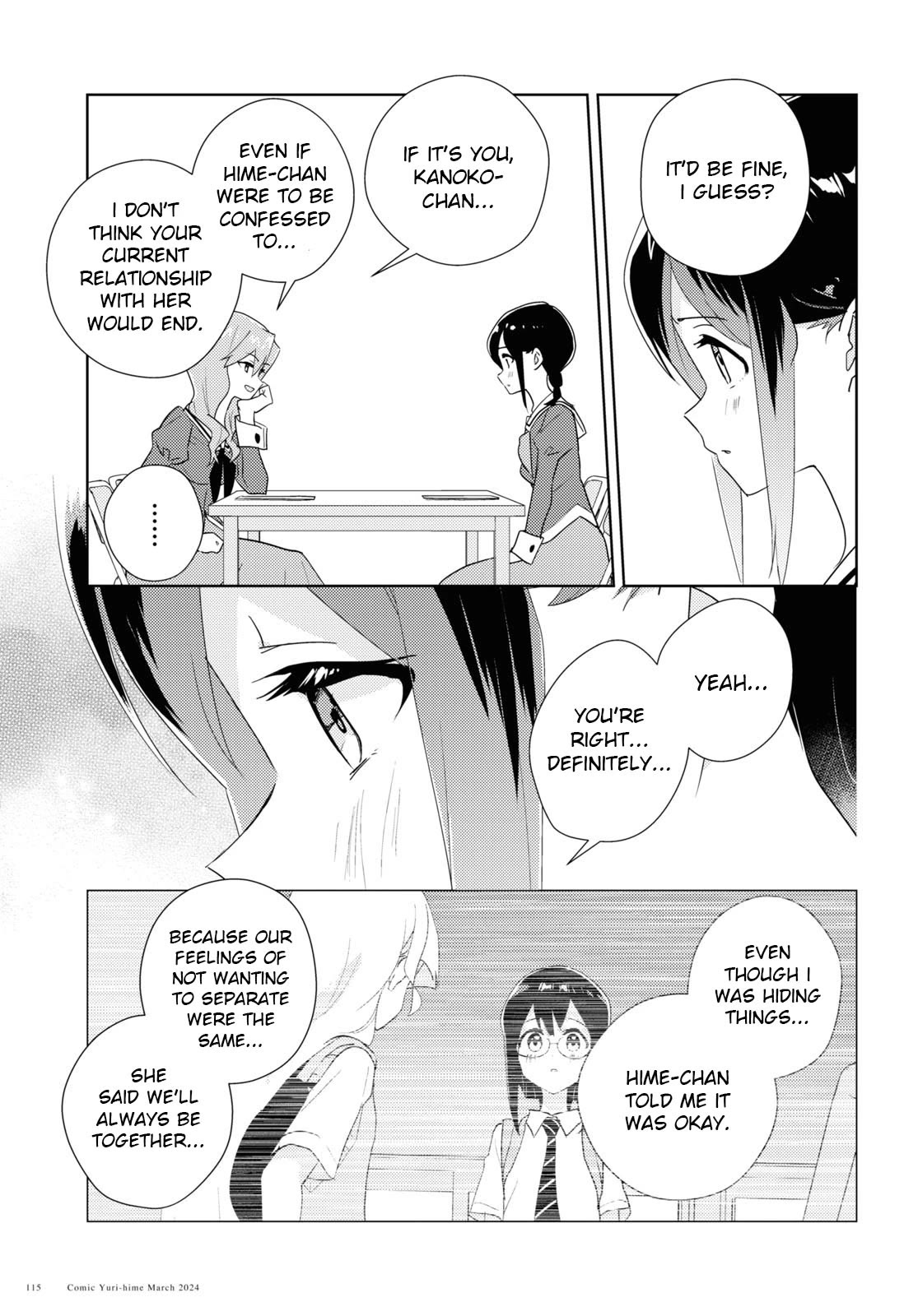Watashi no Yuri wa Oshigoto desu! Chapter 67 page 7 - Chapter 67: Because I Am Your Older Sister