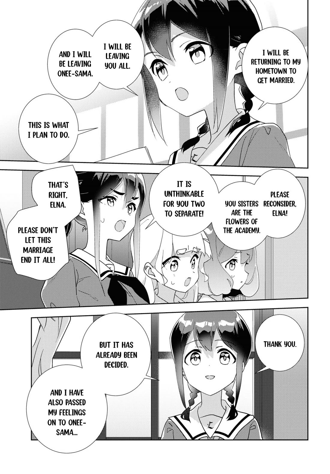 Watashi no Yuri wa Oshigoto desu! Chapter 68 page 13 - Chapter 68: In Order to Be the Younger Sister