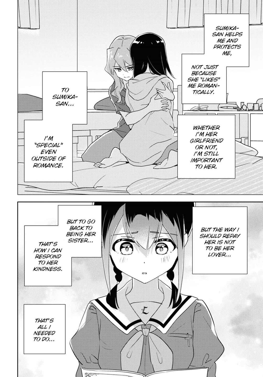 Watashi no Yuri wa Oshigoto desu! Chapter 68 page 24 - Chapter 68: In Order to Be the Younger Sister