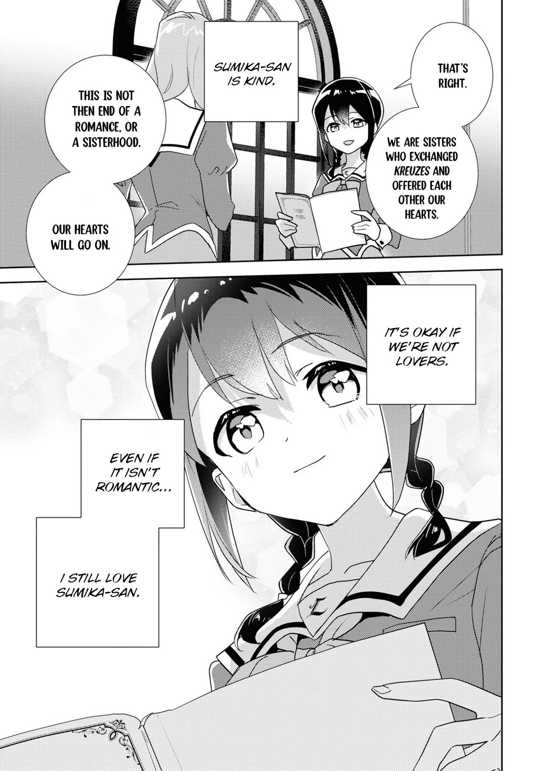 Watashi no Yuri wa Oshigoto desu! Chapter 68 page 27 - Chapter 68: In Order to Be the Younger Sister
