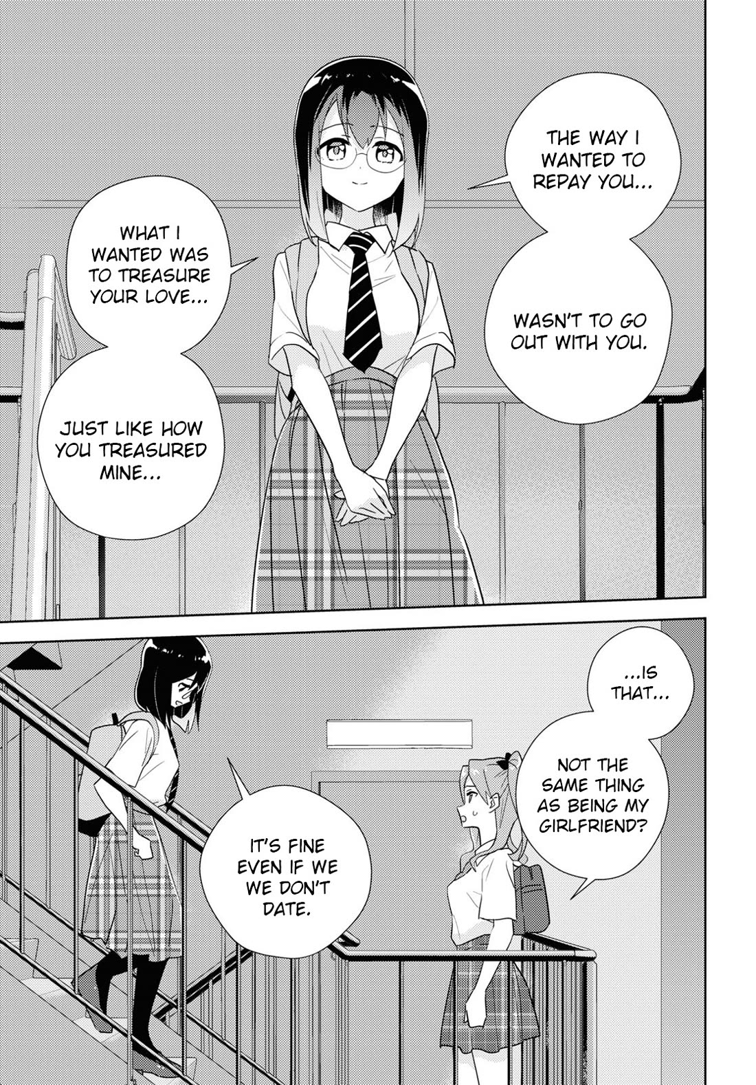 Watashi no Yuri wa Oshigoto desu! Chapter 69 page 19 - Chapter 69: In Order to Be Sisters